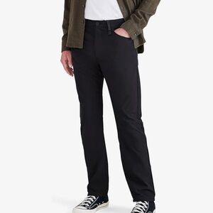 Dockers Mens Pants Go Jean Cut Straight Fit Security Pocket Black Size 36x30